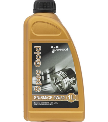 OLEJ SPECOL 0W20 1L SPEC GOLD SN/CF / A1/B1 / GF5 / WSS M2C 947A