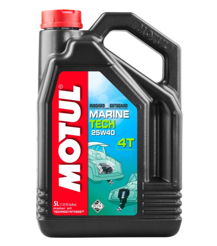 OLEJ MOTUL 25W40 5L MARINE TECH 4T NMMA FC-WTM