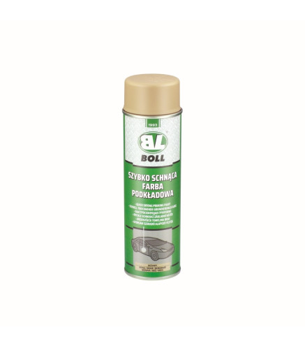 FARBA PODKŁADOWA 500ML SZYBKOSCHNĄCA AKRYLOWA W AEROZOLU BEŻOWA / BOLL