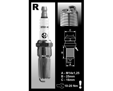 RR12S (1792) świeca zapłonowa BRISKSilver Racing - spark plug