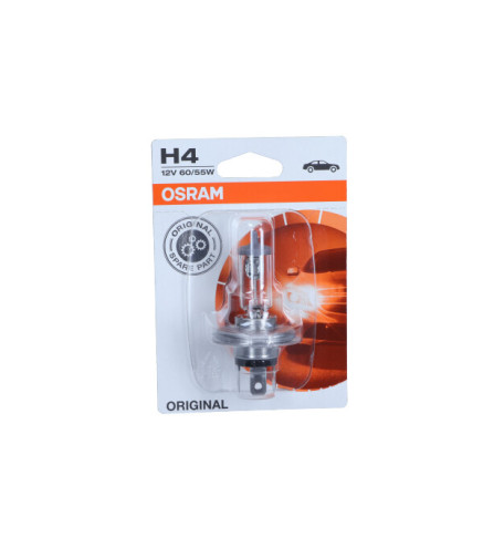 ŻARÓWKA H4 12V/60/55W P43T ORIGINAL 12V BLISTER 1SZT