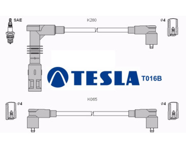 T016B ( T601C ) Przewody zapłonowe TESLA