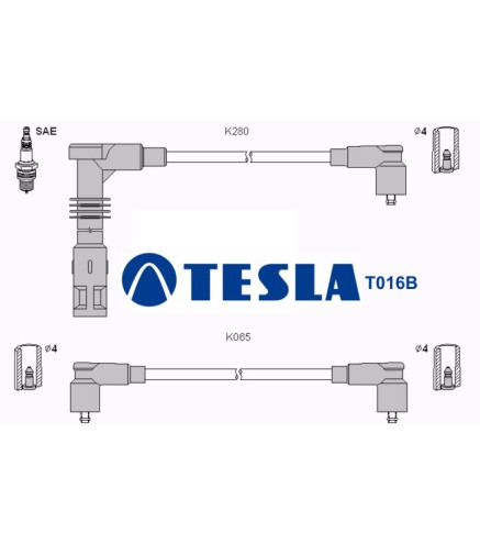 T016B ( T601C ) Przewody zapłonowe TESLA