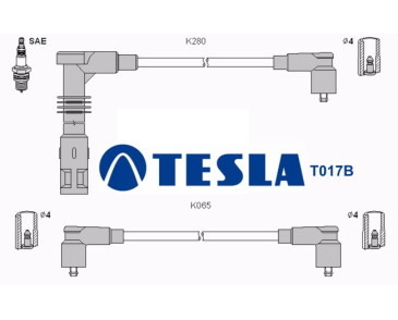 T017B (T714C, T953B) Przewody zapłonoweTESLA