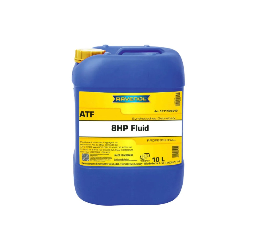 OLEJ RAVENOL ATF 8HP 10L / VAG G 060 162 / ZIELONY / PRZEKŁADNIOWY