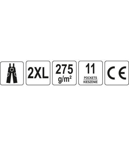 SPODNIE ROBOCZE DUERO OGRODNICZKI R. XXL