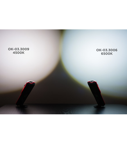 LAMPA WARSZTATOWA CENTRALNA 2W1, COB LED,  30W, 3000 LM
