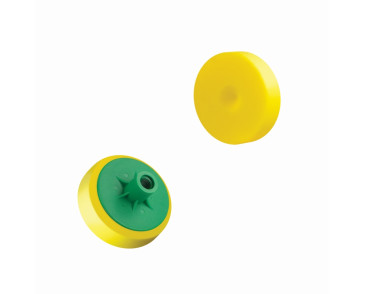 GĄBKA DO POLEROWANIA ŚR. 80MM / ŻÓŁTA / ŚREDNIO TWARDA / GWINT M14 / BOLL