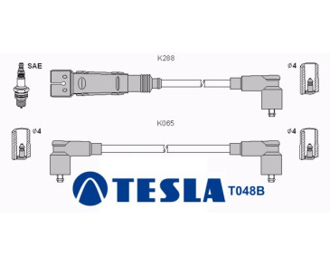 T048B ( T658C ) Przewody zapłonowe TESLA