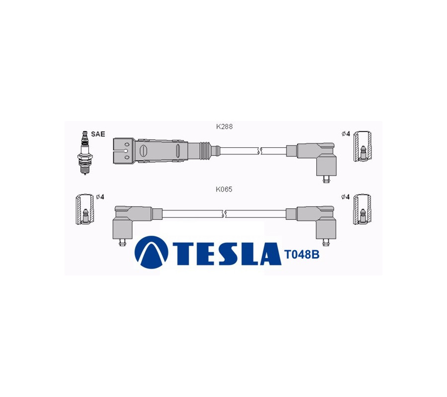 T048B ( T658C ) Przewody zapłonowe TESLA