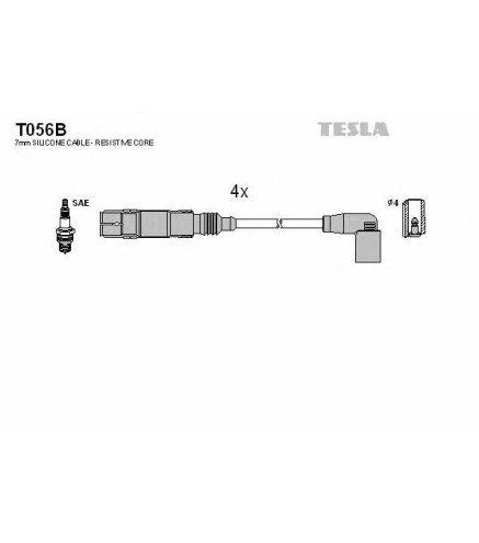 T056B ( T406C ) Przewody zapłonowe TESLA