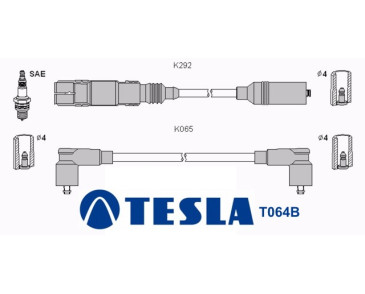 T064B ( T800C ) Przewody zapłonowe TESLA