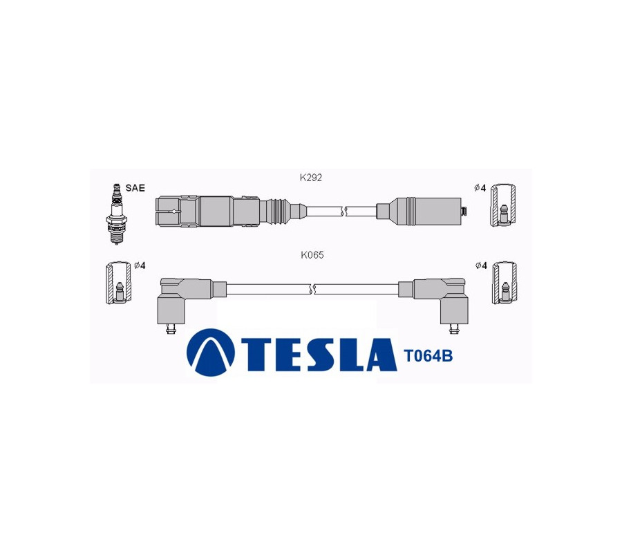 T064B ( T800C ) Przewody zapłonowe TESLA