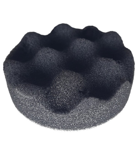 12V AQ-LION PAD POLERSKI Z RZEPEM, GĄBKA PROFILOWANA SOFT, 75 MM
