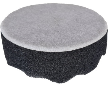 12V AQ-LION PAD POLERSKI Z RZEPEM, GĄBKA PROFILOWANA SOFT, 75 MM