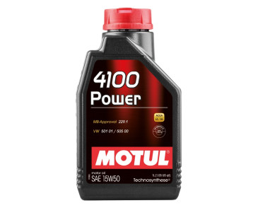 OLEJ MOTUL 15W50 1L 4100 POWER / 229.1 / 501.01 505.00