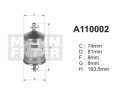 A110002 (PP836, A110038) filtr paliwaDENCKERMANN