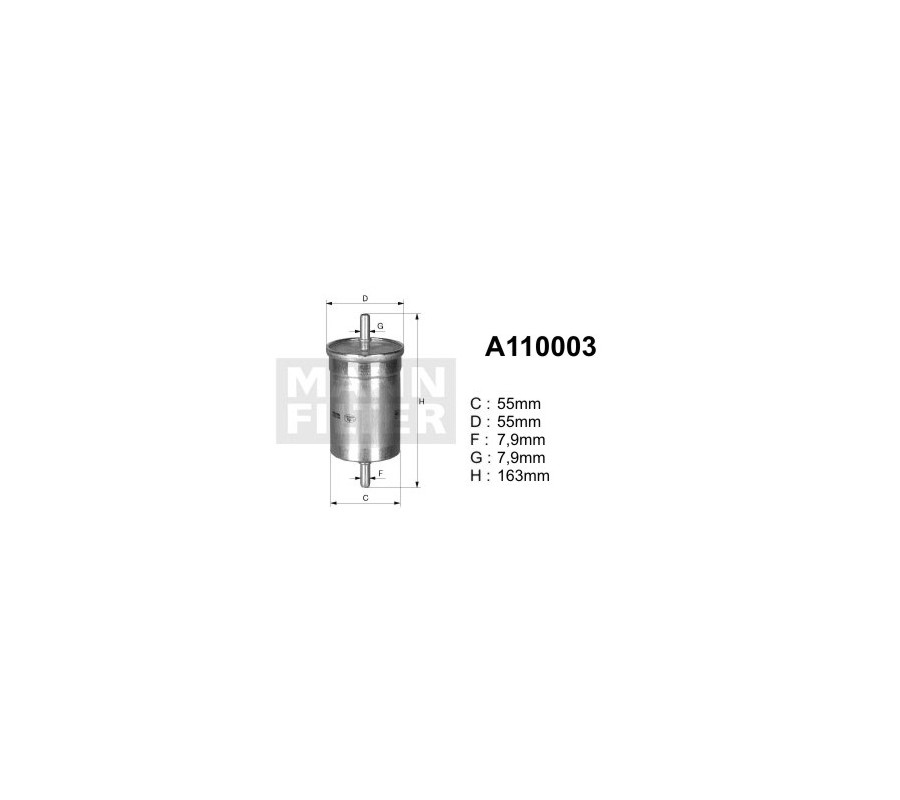 A110003 (PP905) filtr paliwaDENCKERMANN