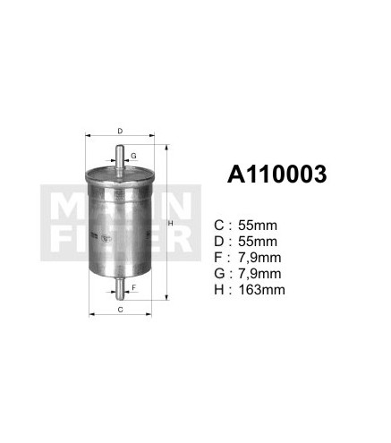 A110003 (PP905) filtr paliwaDENCKERMANN