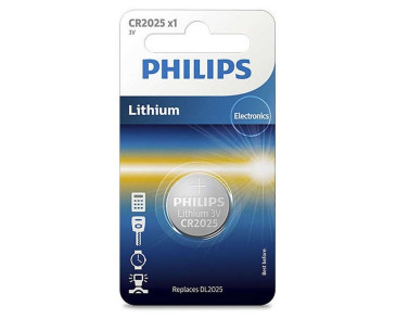 BATERIA CR2025 3.0V (20,0X2,5) LITHIUM BLISTER 1SZT. (CENA ZA SZT/SPRZEDAŻ W WIELOKROTNOŚCI 10 SZT.)