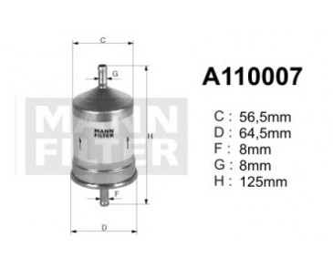 A110007 filtr paliwa DENCKERMANN