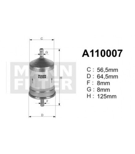 A110007 filtr paliwa DENCKERMANN