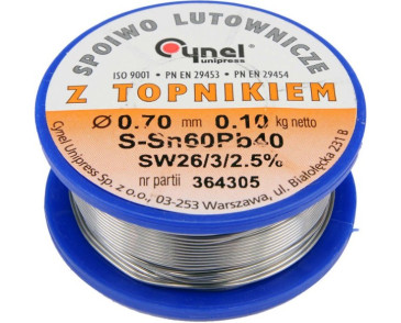 SPOIWO LUTOWNICZE (CYNA) SN60PB40 0,7/100