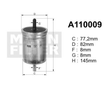 A110009 (PP865) filtr paliwaDENCKERMANN