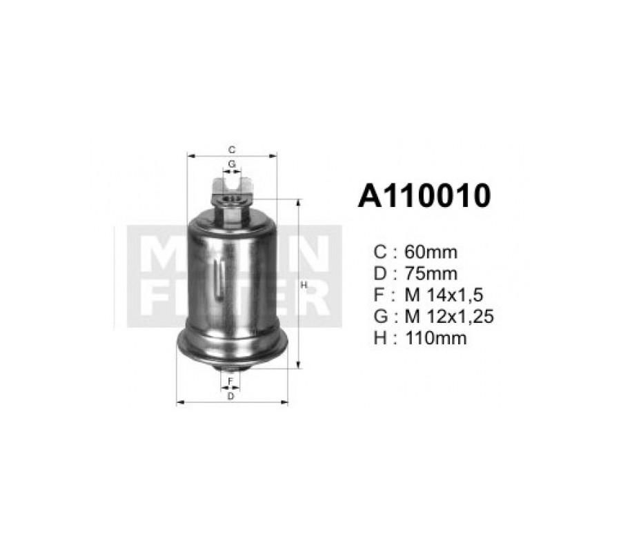 A110010 (PP930) filtr paliwaDENCKERMANN