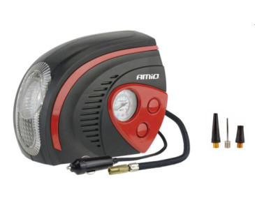 KOMPRESOR SAMOCHODOWY 12V Z LATARKĄ LED LED ACOMP-08
