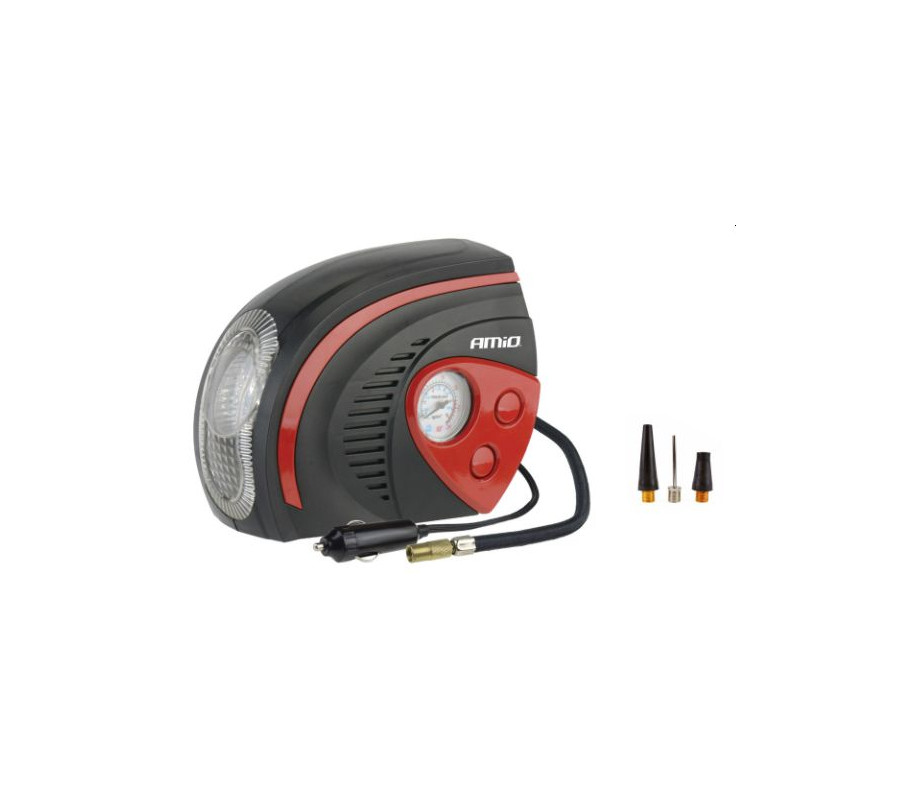 KOMPRESOR SAMOCHODOWY 12V Z LATARKĄ LED LED ACOMP-08