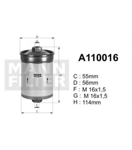 A110016 (PP859, A110016A) filtr paliwaDENCKERMANN