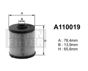 A110019 (PE816/4) filtr paliwaDENCKERMANN