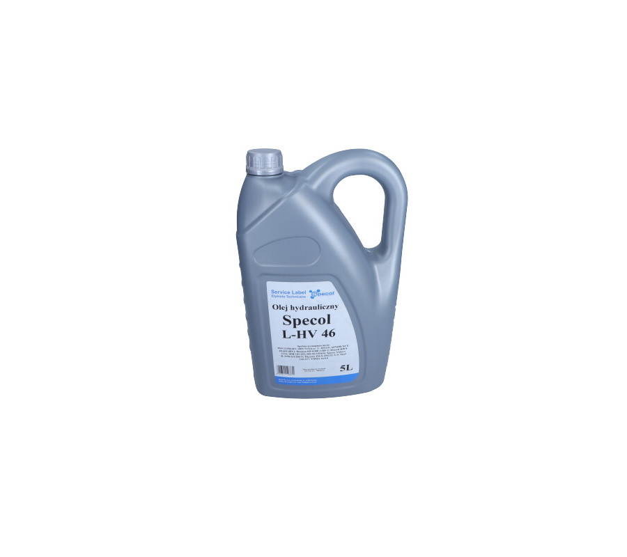 OLEJ SPECOL L-HV 46 5L / MINERALNY / HYDRAULICZNY OLEJ SPECOL L-HV 46 5L / MINERALNY / HYDRAULICZNY