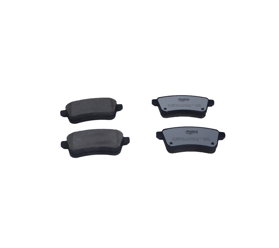 KLOCKI HAM. RENAULT T. ESPACE/MEGANE 1,6 15- QUARO SILVER CERAMIC