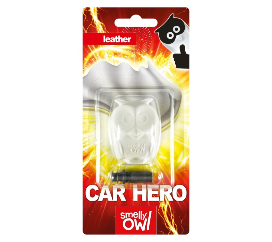 ZAPACH SMELLY OWL LEATHER - ZAPACHOWA SOWA DO KRATKI NAWIEWU / DO WYCZERPANIA ZAPASÓW