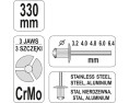 NITOWNICA DŹWIGNIOWA 3,2- 6,4MM