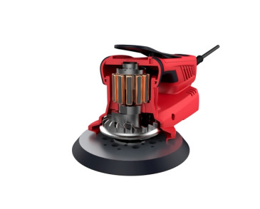 BEZSZCZOTKOWA SZLIFIERKA OSCYLACYJNO-ROTACYJNA 5 MM, 400 W, FI 150 MM, 10 000 OBR/MIN
