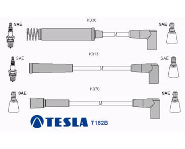 T162B Przewody zapłonowe TESLAOpel