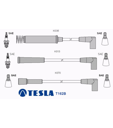 T162B Przewody zapłonowe TESLAOpel