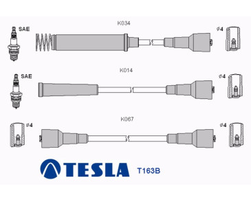 T163B Przewody zapłonowe TESLAOpel