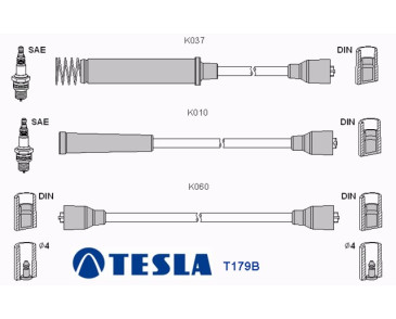 T179B Przewody zapłonowe TESLAOpel