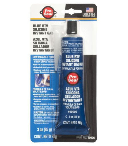 USZCZELNIACZ SILIKONOWY 85G NIEBIESKI OD -62°C DO 260°C / PRO SEAL