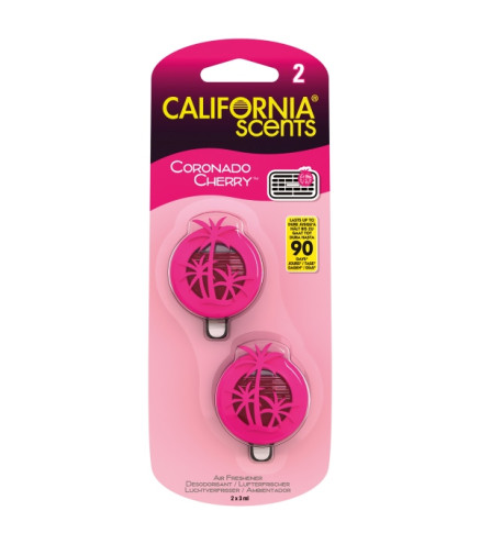 ZAPACH CALIFORNIA SCENTS VENT MINI MEMBRANA DO NAWIEWU - CORONADO CHERRY 3ML