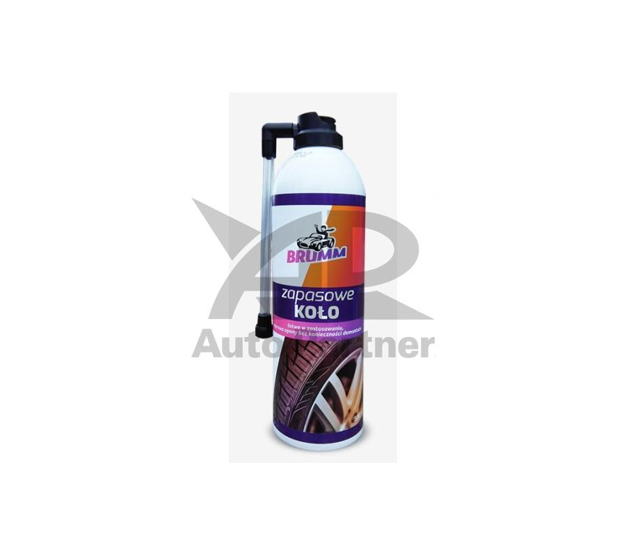 KOŁO ZAPASOWE - ŚRODEK DO USZCZELNIANIA OPON 500ML / BRUMM