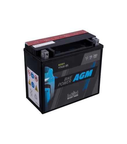 AKUMULATOR MOTO. 12V 18AH/280A L+ AGM (175X87X155) +KWAS