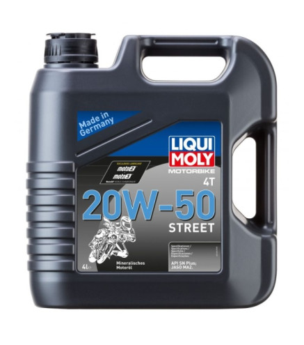 OLEJ LIQUI MOLY 20W50 4L 4T MOTORBIKE STREET / MOTOCYKLE