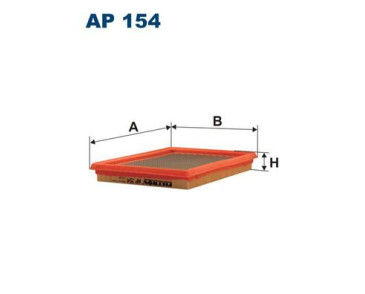BFA2222 (AP154) filtr powietrza Borg&Bec