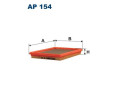 BFA2222 (AP154) filtr powietrza Borg&Bec