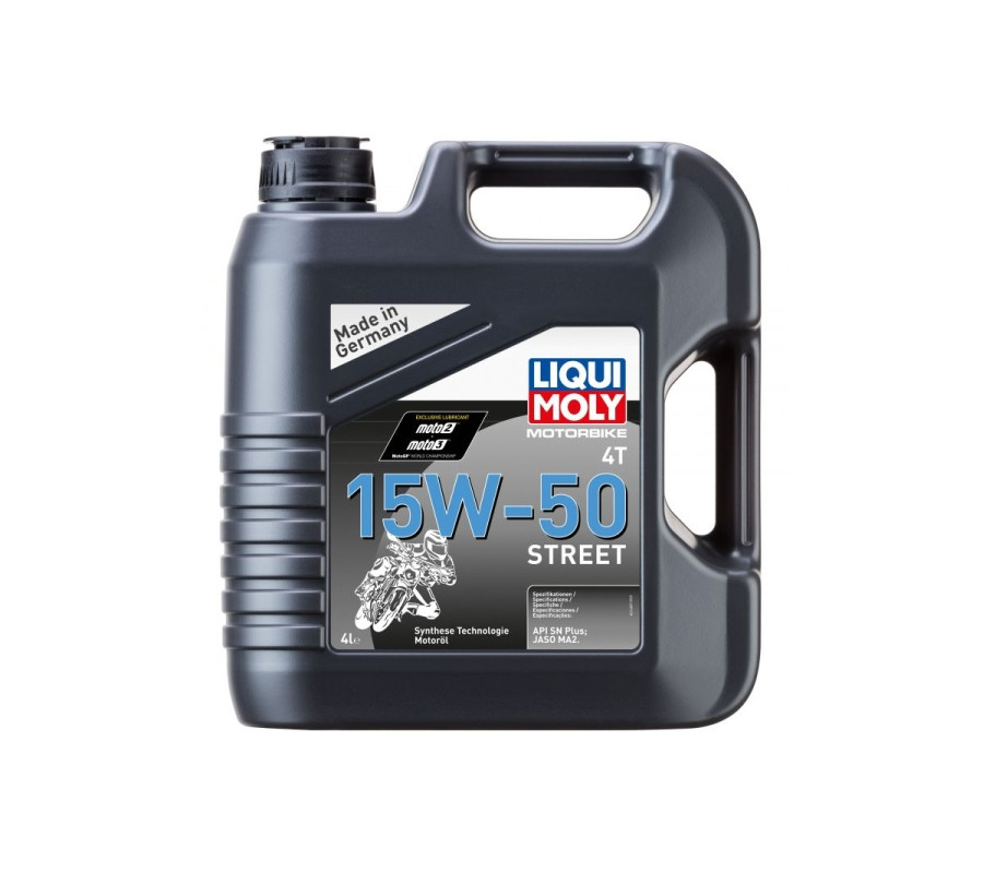 OLEJ LIQUI MOLY 15W50 4L 4T MOTORBIKE STREET / MOTOCYKLE